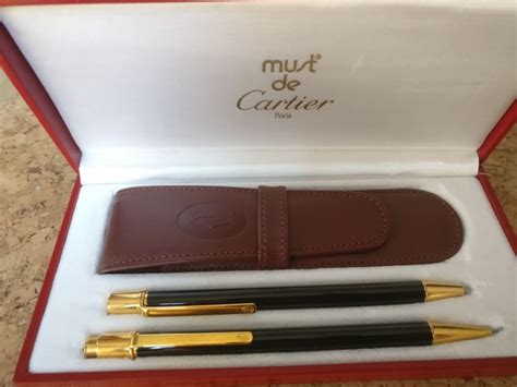 cheap cartier pens|cartier pen and pencil set.